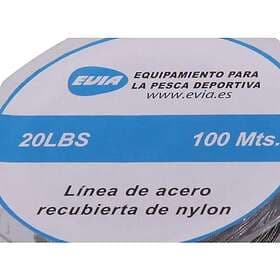 Evia Steel&nylon Cable 100 M Line Grå 0.810 mm