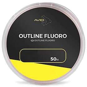 Avid Carp Outline 50 M Fluorocarbon Guld 0.550 mm
