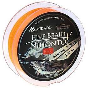 Mikado Nihonto Fine Braided Line 150 M Orange 0.140 mm