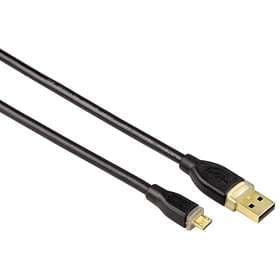 Hama 3 Stars USB A - USB Micro-B 2.0 1.8m