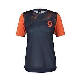 Scott Cycling Jersey Dam Trail Vertic SS dark blue/braze orange XL