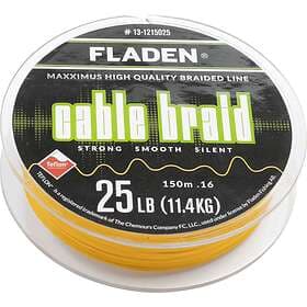 Maxximus Cable Braid Yellow 150m 0.20 mm En ekstremt myk og sterk line!