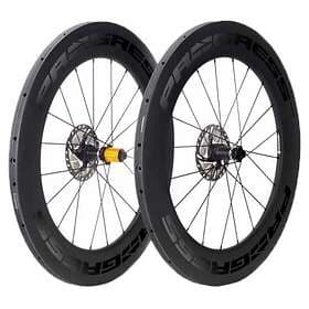 Progress Space Disc Tubular Road Wheel Set Svart 12 x 100 / 12 x 142 mm / Sram X