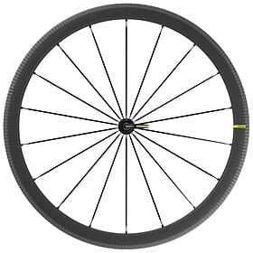 Mavic Cosmic Slr 40 Carbon Tubeless Road Front Wheel Svart,Grå 9 x 100 mm
