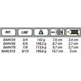Baetis Navia Flyfishing Reel Svart Line 9 / 10