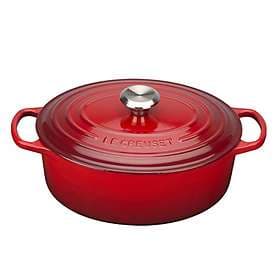 Le Creuset Cast Iron Casserole Oval 35cm 8.9L (Metal knob)