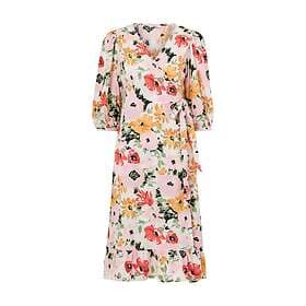 Only Olivia Wrap Midi 3/4 Sleeve Dress