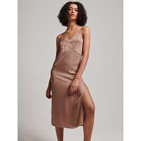Superdry Satin Cami Slip Sleeveless Midi Dress