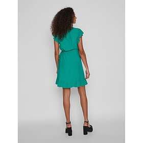 Vila Fini Wrap Short Sleeve Short Dress