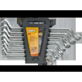 Topex Ring spanner set, bent 6-17mm, 6 pcs. (35D855)