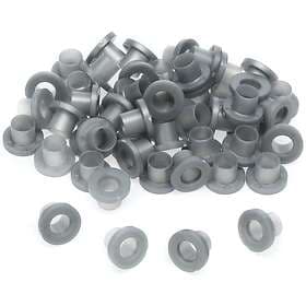 Danmar 50-pack nylonspänningsstångsbrickor – silver