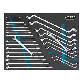 Hazet 163-374/27 Gaffelnyckelsats 27 delar