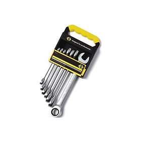 C.K. T4344M7ST Gaffelnyckelsats 7 delar 8 19 mm
