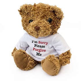 London Teddy Bears NEW SORRY PLEASE FORGIVE ME Bear Cute Soft Cuddly Gift Presen