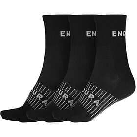 Endura Socks Coolmax Race Sock Triple Pack Vit s-m