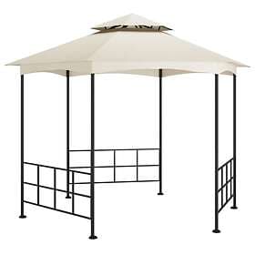 Be Basic Paviljong med sidevegger 3.1x2.7 m kremhvit Krem