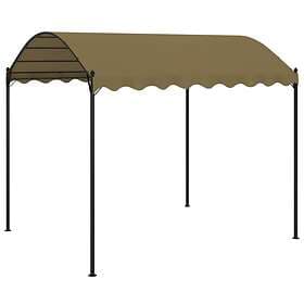 Be Basic Paviljong 4x3x2.6 m gråbrun 180g/m² Taupe