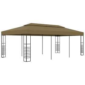 Be Basic Hagetelt 6x3x2.7 m gråbrun 180g/m² Taupe