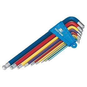 Bike Hand Hex Key Wench 9 Units Flerfärgad