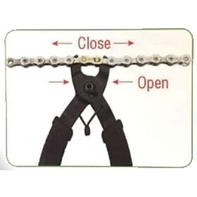 Bike Hand Chain Master Link Plier Svart