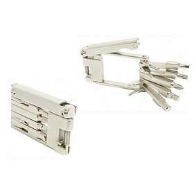 Massi Folding Allen Flat Design Tool 12 F Silver