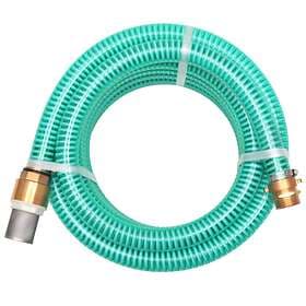 vidaXL Garden Hose with Brass Connector 15m 25mm Green