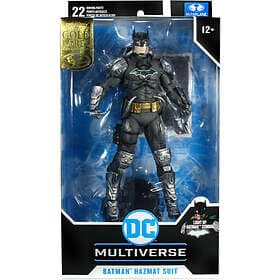 McFarlane Toys DC Multiverse Action Figure Batman Hazmat Suit Gold Label Light U