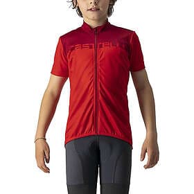 Castelli Neo Prologo Short Sleeve Jersey Röd 8 Years Pojke