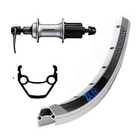 Winora Exal Zx 19 Qr Acera T3000 8s 26´´ Rear Wheel Silver 10 x 135 mm