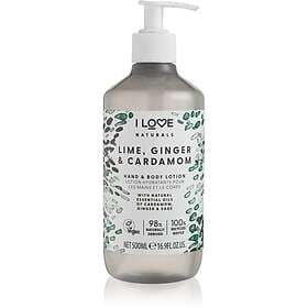 I Love Naturals Lime, Ginger & Cardamom Hand & Body Lotion 500ml